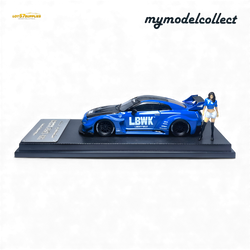 (Pre-Order) MC LB GTR R35 GT - Blue Carbon Fiber Cover Paint 1:64 (ONLINE ORDER ONLY)