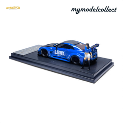 (Pre-Order) MC LB GTR R35 GT - Blue Carbon Fiber Cover Paint 1:64 (ONLINE ORDER ONLY)