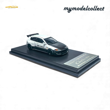 MC Civic EG6 Fujiwara Tofu Shop White Carbon 1:64