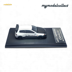 MC Civic EG6 Fujiwara Tofu Shop White Carbon 1:64
