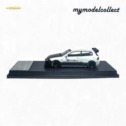 MC Civic EG6 Fujiwara Tofu Shop White Carbon 1:64