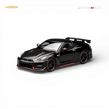 MOTORHELIX Nissan GT-R NISMO R35 2022 - Meteor Black 1:64