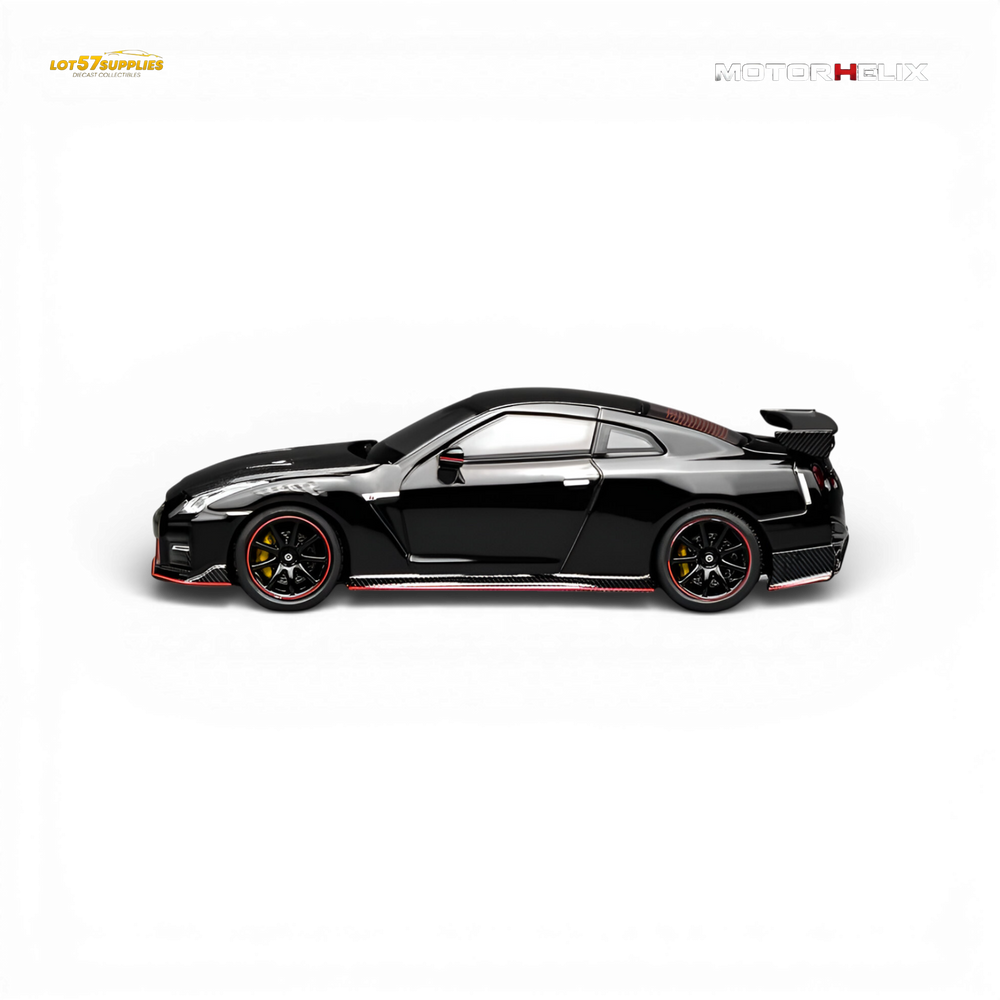 MOTORHELIX Nissan GT-R NISMO R35 2022 - Meteor Black 1:64