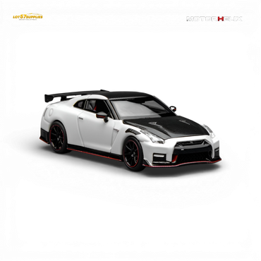 Motorhelix Nissan GT-R NISMO (R35) Special Edition 2022 - Brilliant White Pearl 1:64
