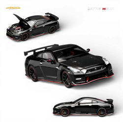 MOTORHELIX Nissan GT-R NISMO R35 2022 - Meteor Black 1:64