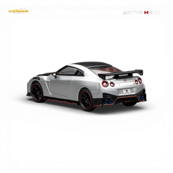 Motorhelix Nissan GT-R NISMO (R35) Special Edition 2022 - Ultimate Metal Silver 1:64