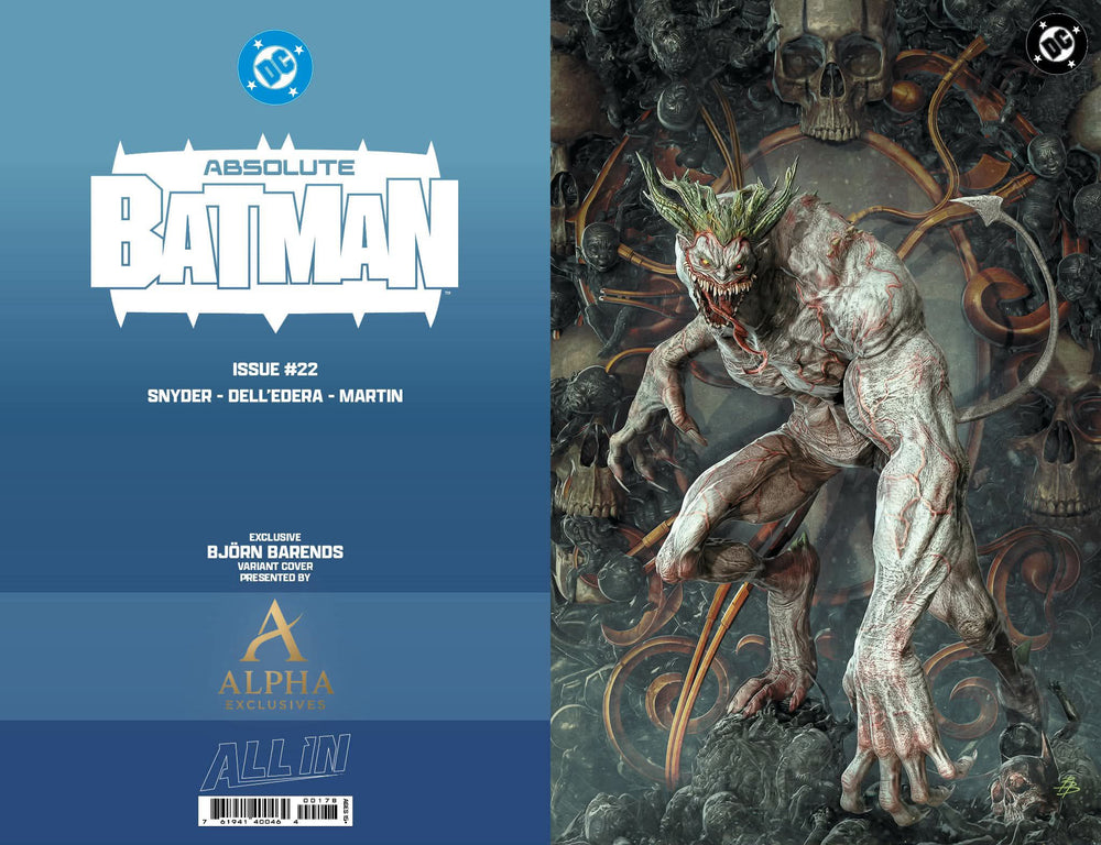 ABSOLUTE BATMAN #22 BJORN BARENDS EXCLUSIVE VIRGIN VAR (07/08/2026) (ONLINE ORDER ONLY)