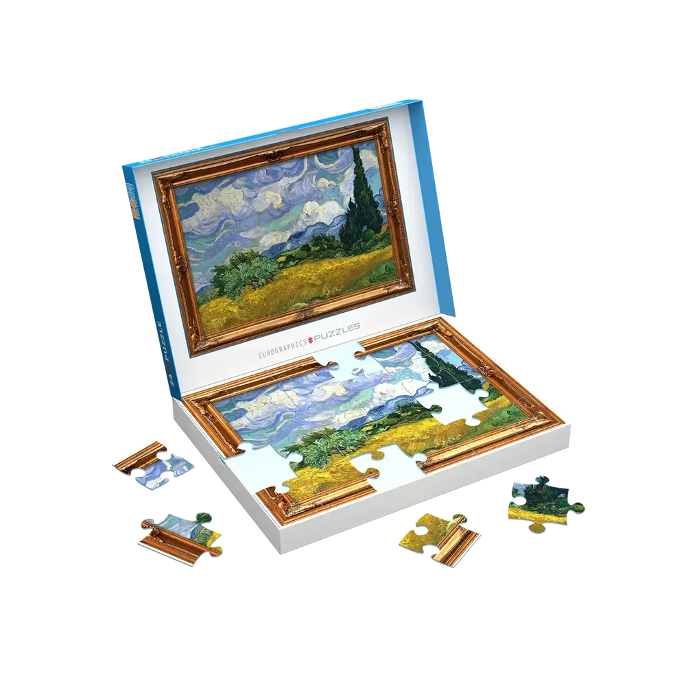 Wheat Field with Cypresses 24 Connecting Pieces Jigsaw Puzzle Eurographics (ONLINE ORDER ONLY)