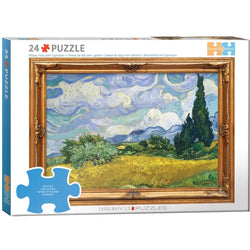 Wheat Field with Cypresses 24 Connecting Pieces Jigsaw Puzzle Eurographics (ONLINE ORDER ONLY)
