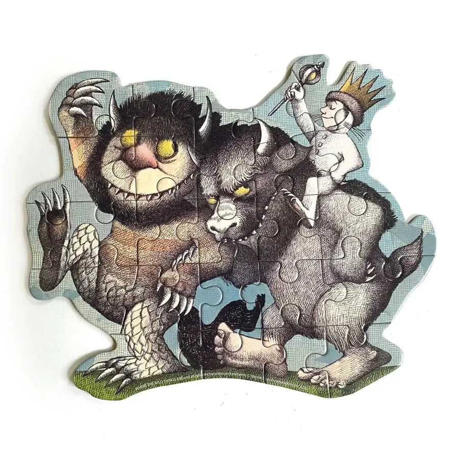 Where the Wild Things Are 23 Piece Mini Shaped Jigsaw Puzzle Paper House (ONLINE ORDER ONLY)
