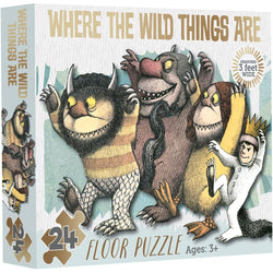 Where the Wild Things Are 24 Piece Giant Floor Jigsaw Puzzle Paper House (ONLINE ORDER ONLY)