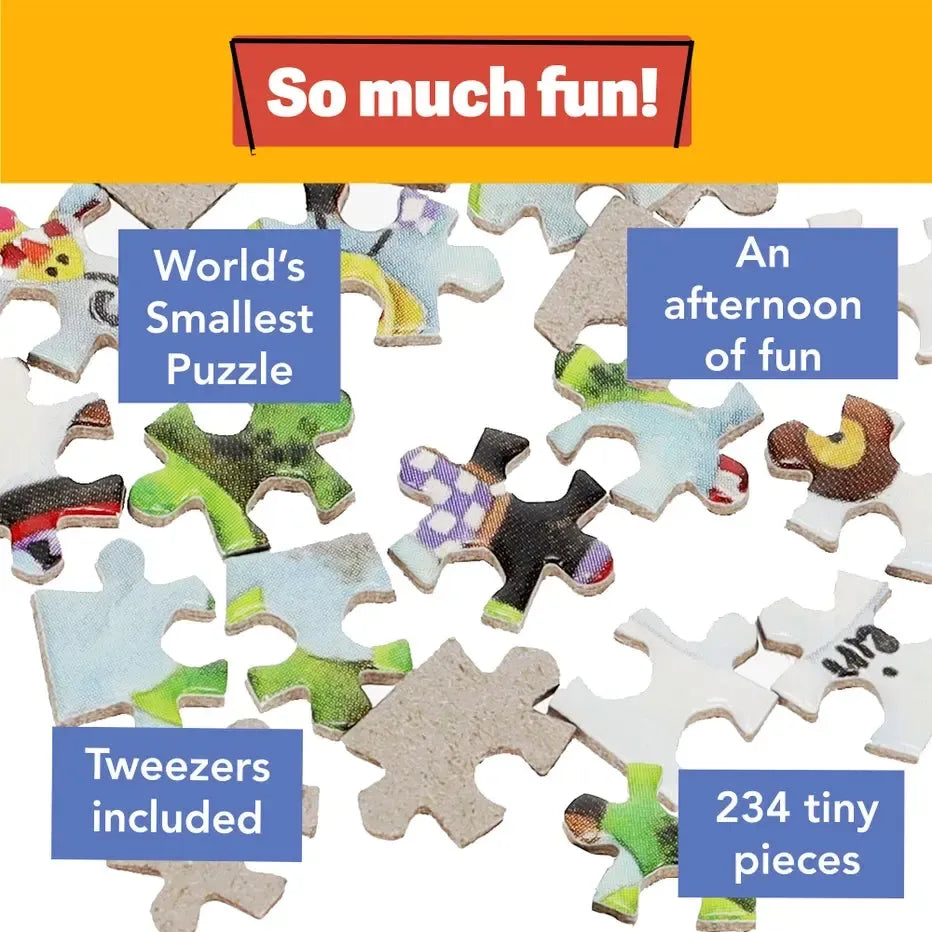 White Christmas 234 Piece "World's Smallest" Jigsaw Puzzle TDC (ONLINE ORDER ONLY)