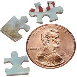 White Christmas 234 Piece "World's Smallest" Jigsaw Puzzle TDC (ONLINE ORDER ONLY)