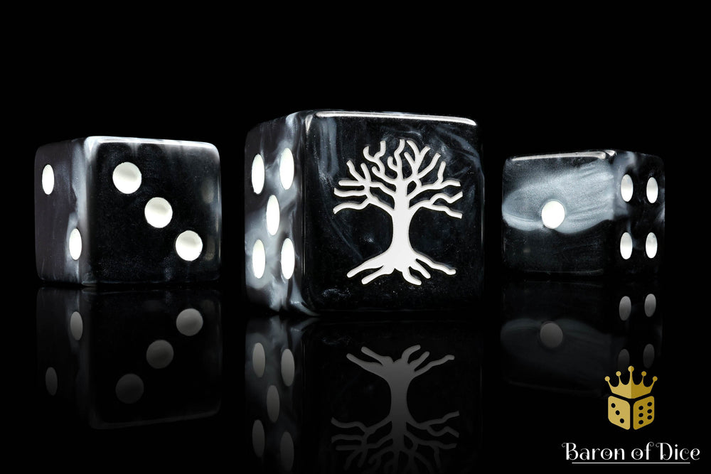 White Tree Dice (ONLINE ORDER ONLY)