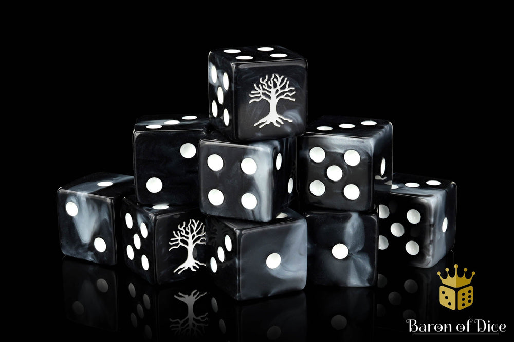 White Tree Dice (ONLINE ORDER ONLY)