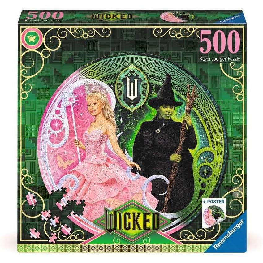 Wicked 500 Piece Round Jigsaw Puzzle Ravensburger (ONLINE ORDER ONLY)
