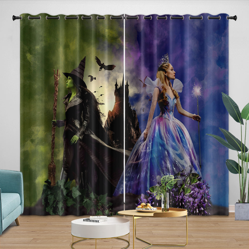 Wicked For Good Curtains Blackout Window Drapes Room Decoration (ONLINE ORDER ONLY)