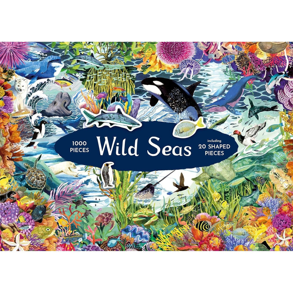 Wild Seas 1000 Piece Jigsaw Puzzle Laurence King (ONLINE ORDER ONLY)