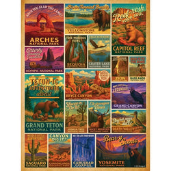 Wild West National Parks 500 Piece Jigsaw Puzzle Whimsigo (ONLINE ORDER ONLY)