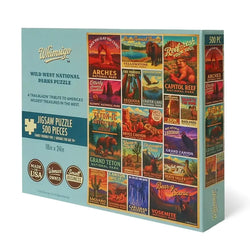 Wild West National Parks 500 Piece Jigsaw Puzzle Whimsigo (ONLINE ORDER ONLY)