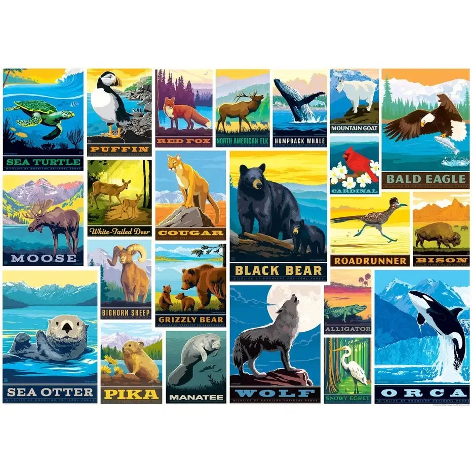Wildlife Lovers by Anderson Design 1000 Piece Jigsaw Puzzle MasterPieces (ONLINE ORDER ONLY)