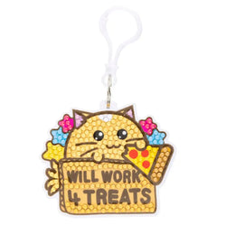 Will Work 4 Treats Whisky Crystal Art Fuzz Balls Bag Charm Kit Craft Buddy (ONLINE ORDER ONLY)