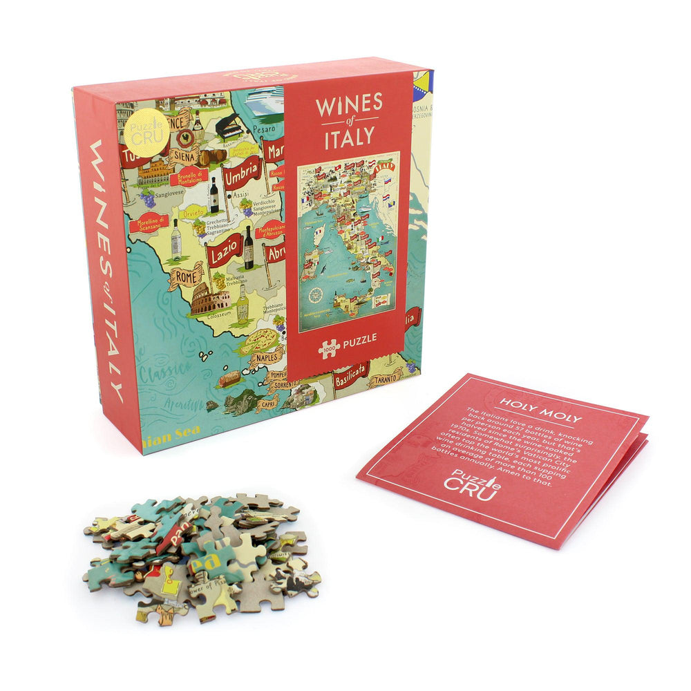 Wines Of Italy 1000 Piece Jigsaw Puzzle Ginger Fox