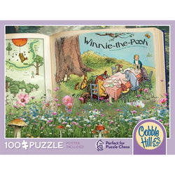 Winnie-The-Pooh Once Upon a Time 100 Large Piece Jigsaw Puzzle Cobble Hill (ONLINE ORDER ONLY)