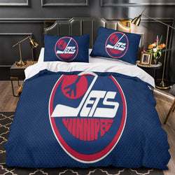 Winnipeg Jets Bedding Set Quilt Duvet Cover Without Filler (Online Order Only)