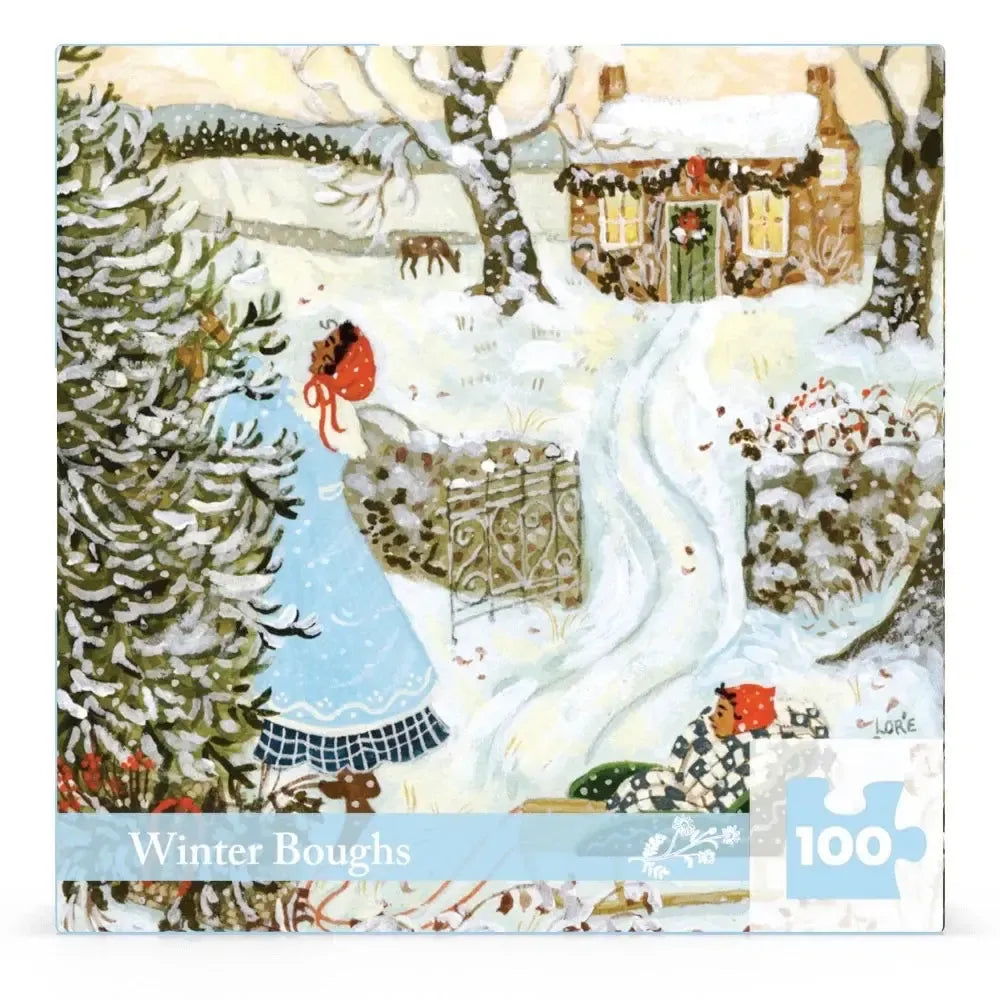 Winter Boughs by Loré Pemberton 100 Piece Mini Jigsaw Puzzle NYPC (ONLINE ORDER ONLY)