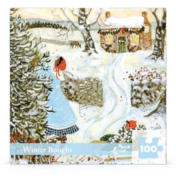 Winter Boughs by Loré Pemberton 100 Piece Mini Jigsaw Puzzle NYPC (ONLINE ORDER ONLY)