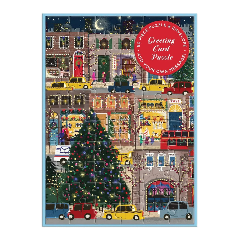 Winter Lights Christmas Greeting Card 60 Piece Jigsaw Puzzle Galison (ONLINE ORDER ONLY)
