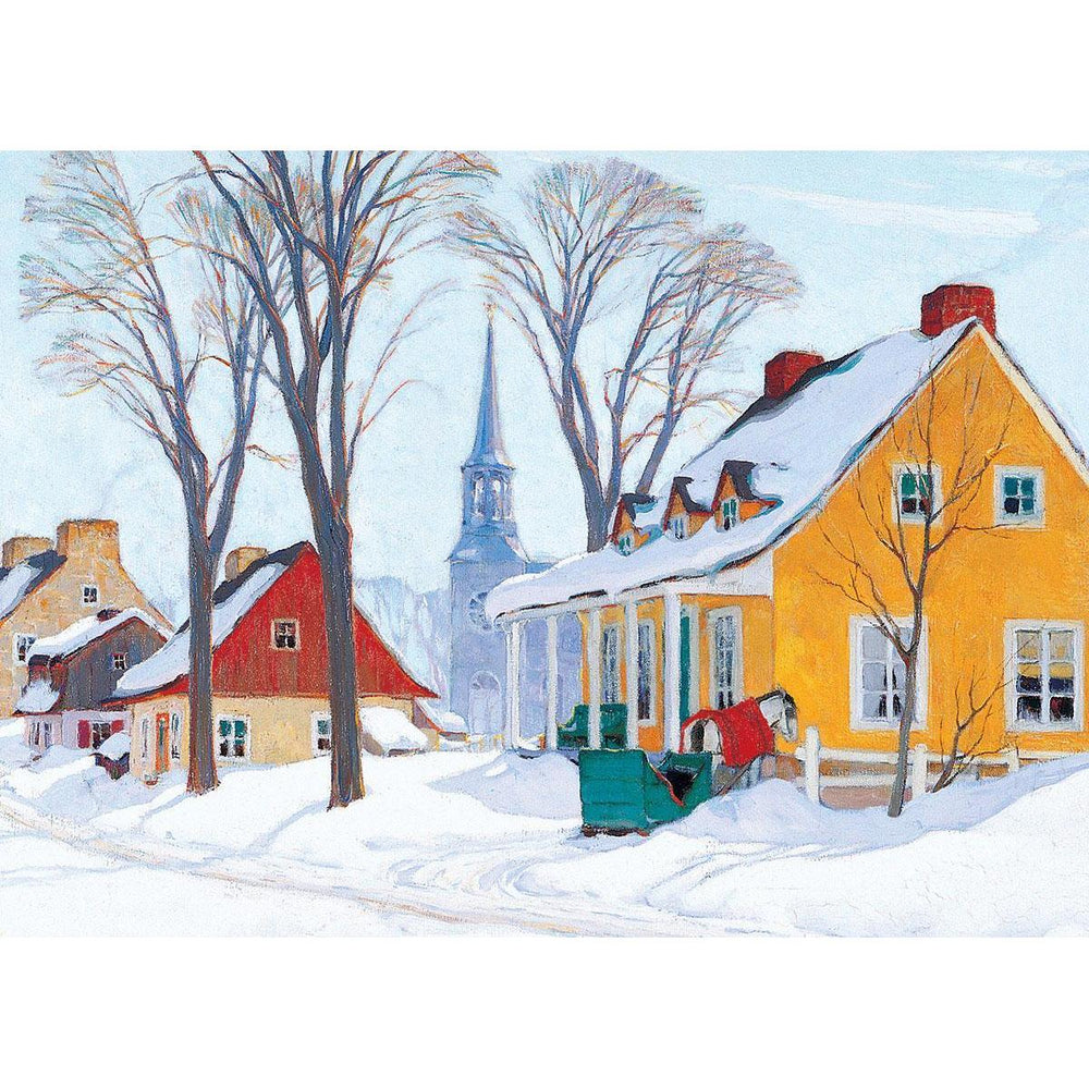 Winter Morning in Baie-Saint-Paul 1000 Piece Jigsaw Puzzle Eurographics (ONLINE ORDER ONLY)