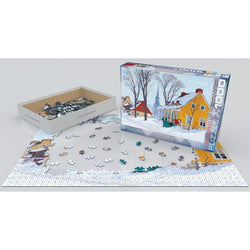 Winter Morning in Baie-Saint-Paul 1000 Piece Jigsaw Puzzle Eurographics (ONLINE ORDER ONLY)