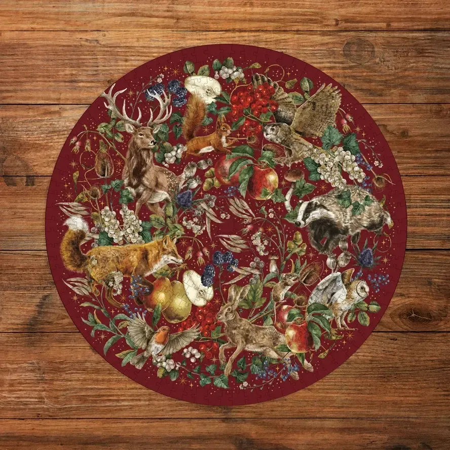 Winter Story 500 Piece Round Jigsaw Puzzle Gibsons (ONLINE ORDER ONLY)