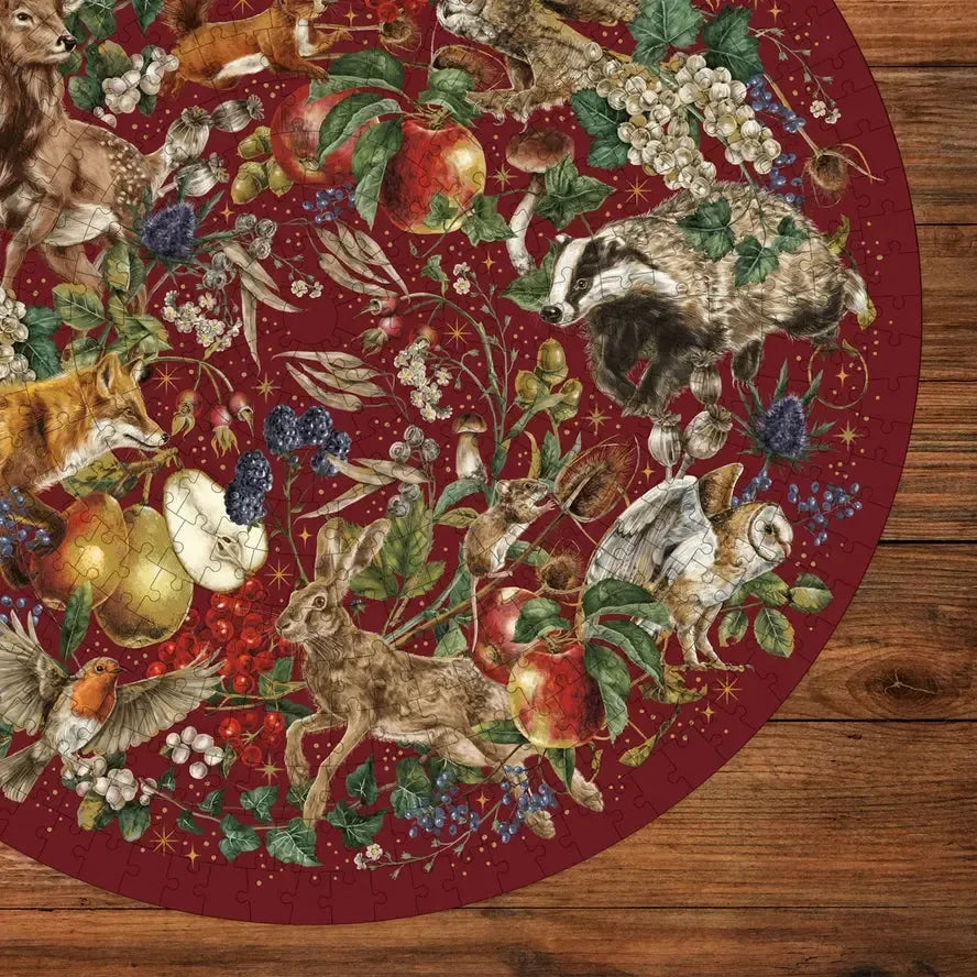 Winter Story 500 Piece Round Jigsaw Puzzle Gibsons (ONLINE ORDER ONLY)