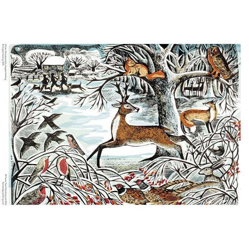 Winter Wonderland by Angela Harding 1000 Piece Jigsaw Puzzle Flame Tree (ONLINE ORDER ONLY)