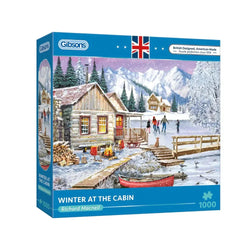 Winter in the Cabin 1000 Piece Jigsaw Puzzle Gibsons (ONLINE ORDER ONLY)