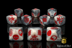 Winter Sergeant D8 Dice Set (ONLINE ORDER ONLY)