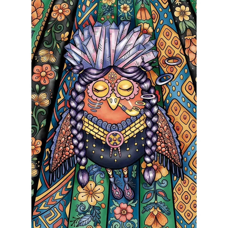 Wise Owl 1000 Piece Jigsaw Puzzle Puzzledly (ONLINE ORDER ONLY)