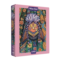 Wise Owl 1000 Piece Jigsaw Puzzle Puzzledly (ONLINE ORDER ONLY)