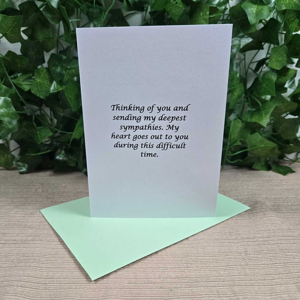 With Sympathy Card (ONLINE ORDER ONLY)