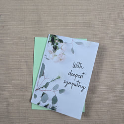 With Sympathy Card (ONLINE ORDER ONLY)