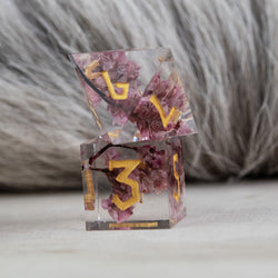 PRE-ORDER || Wither and Bloom Sharp-Edged Resin Dice Set