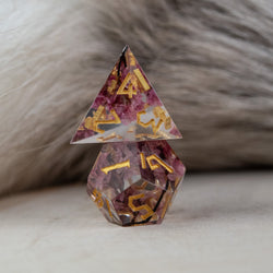 PRE-ORDER || Wither and Bloom Sharp-Edged Resin Dice Set
