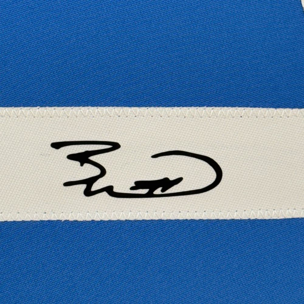 Framed Facsimile Autographed Bobby Witt Jr 35x39 Kansas City Blue Reprint Laser Auto Baseball Jersey (ONLINE ORDER ONLY)