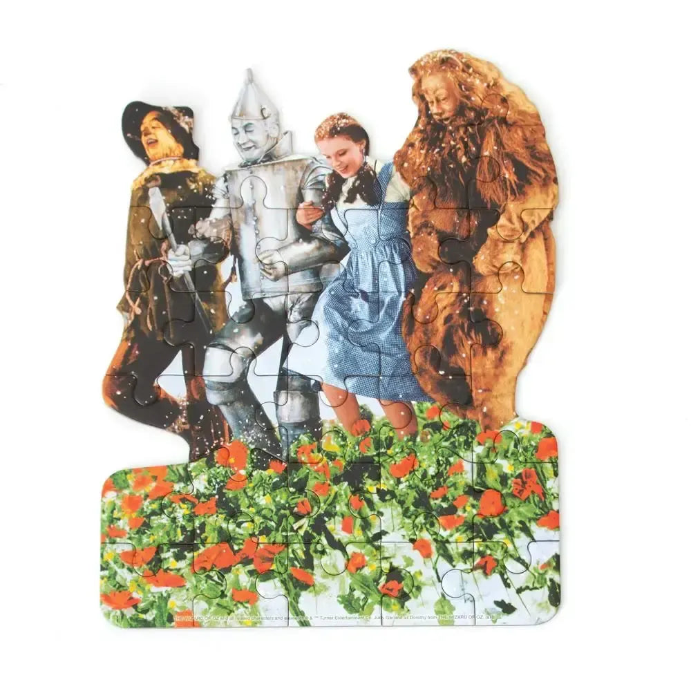 Wizard of Oz Poppy Field 26 Piece Mini Shaped Jigsaw Puzzle Paper House (ONLINE ORDER ONLY)