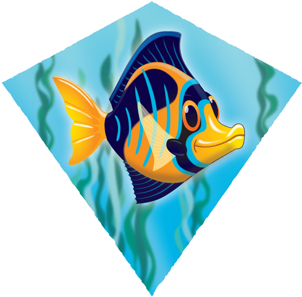 18 inch Wide Nylon Diamond Angel Fish (ONLINE ORDER ONLY)