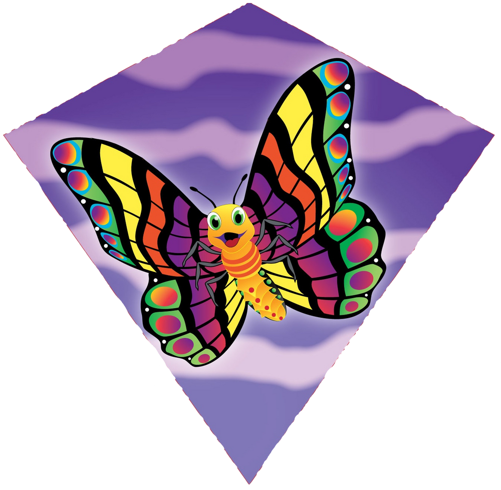 18 Inch Nylon Diamond Butterfly (ONLINE ORDER ONLY)