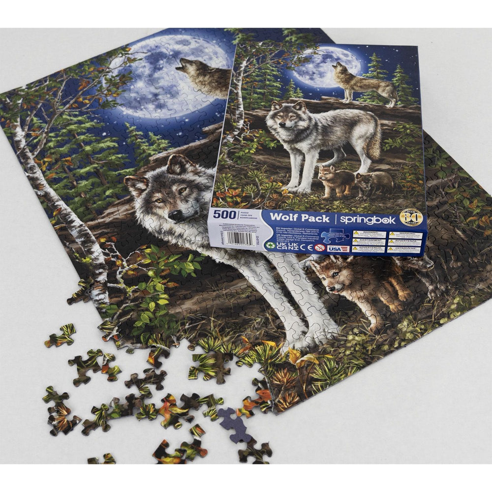 Wolf Pack 500 Piece Jigsaw Puzzle Springbok (ONLINE ORDER ONLY)